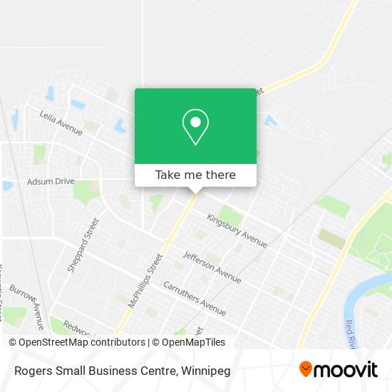 Rogers Small Business Centre map