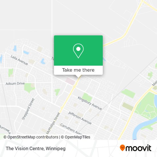 The Vision Centre map