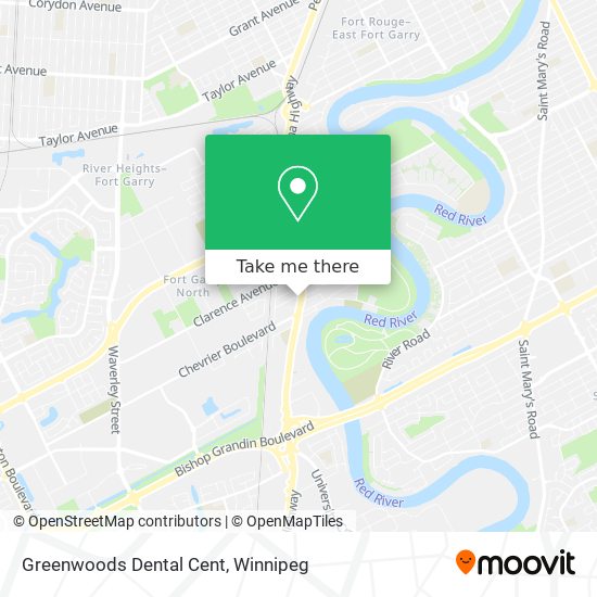 Greenwoods Dental Cent map