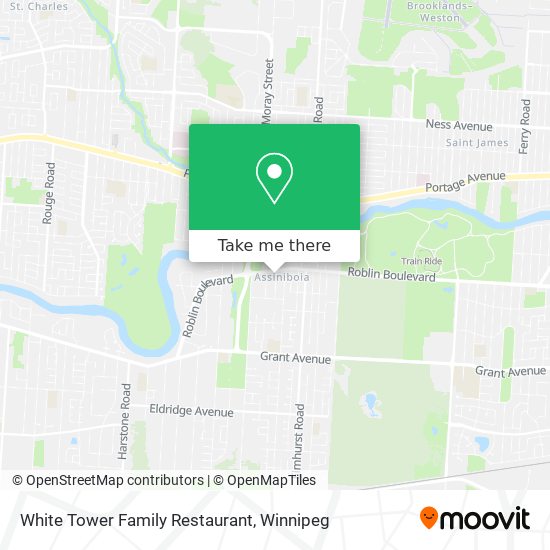 White Tower Family Restaurant map