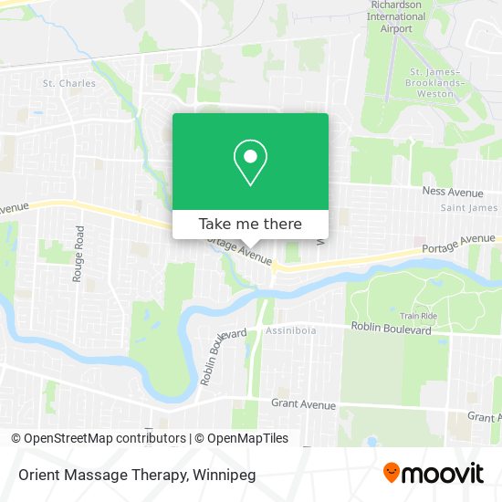 Orient Massage Therapy map