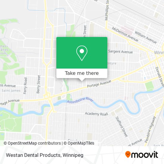 Westan Dental Products map