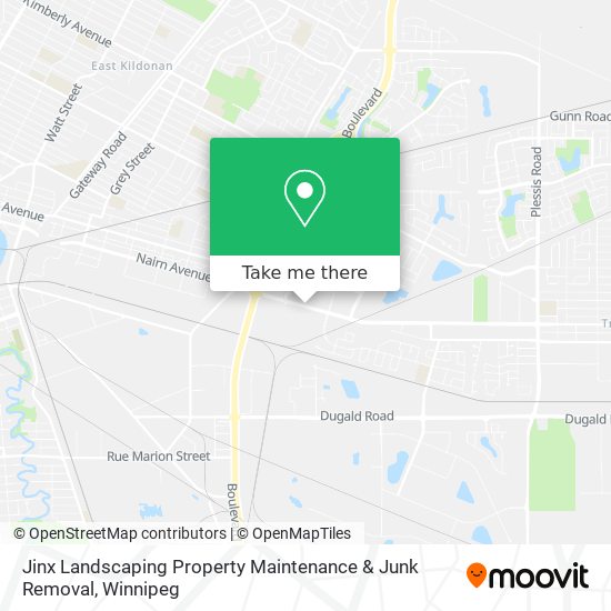 Jinx Landscaping Property Maintenance & Junk Removal map