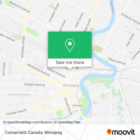 Coinamatic Canada map