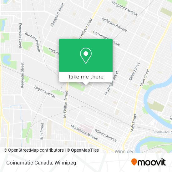 Coinamatic Canada map