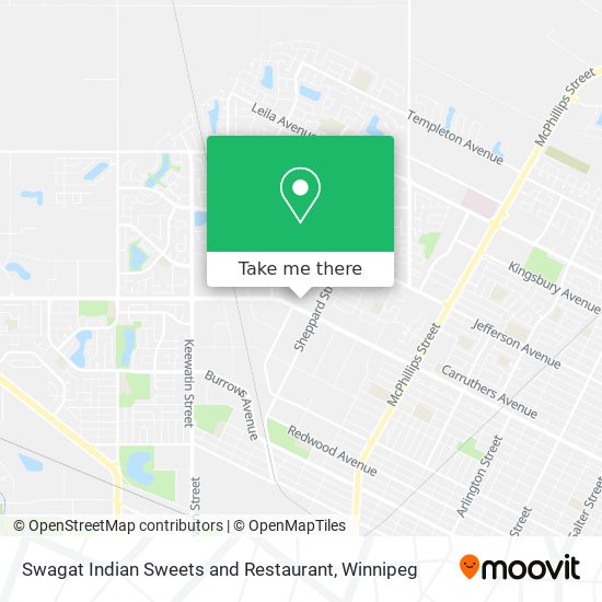 Swagat Indian Sweets and Restaurant map