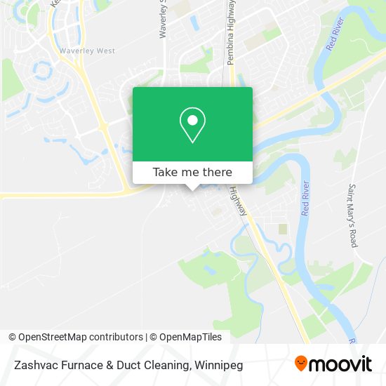 Zashvac Furnace & Duct Cleaning map