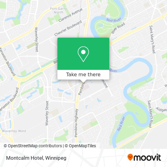 Montcalm Hotel map