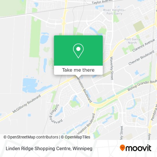 Linden Ridge Shopping Centre map