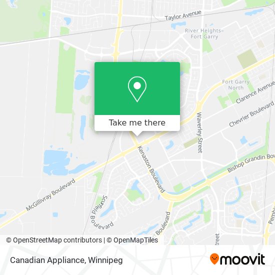 Canadian Appliance map