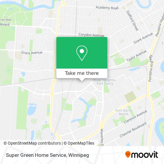 Super Green Home Service map