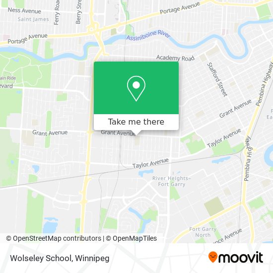 Wolseley School map