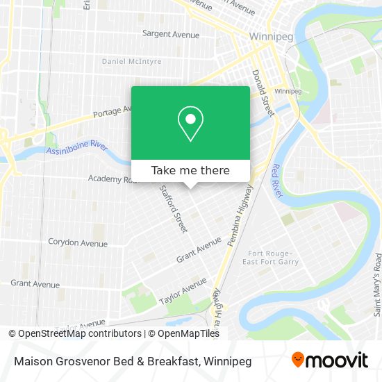 Maison Grosvenor Bed & Breakfast map