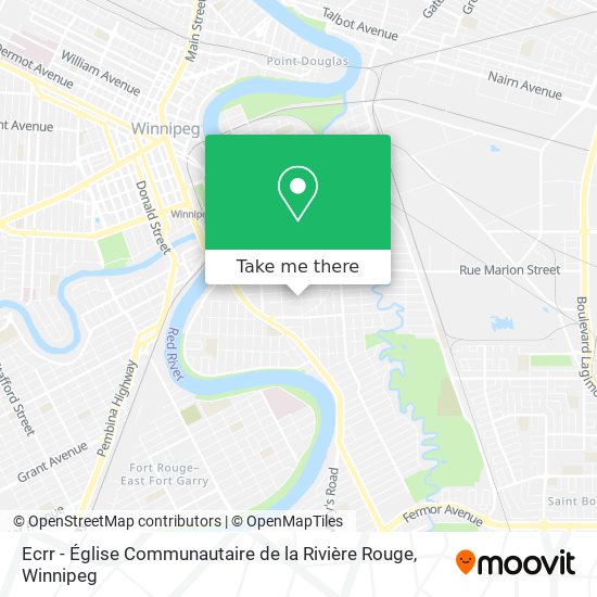 Ecrr - Église Communautaire de la Rivière Rouge plan