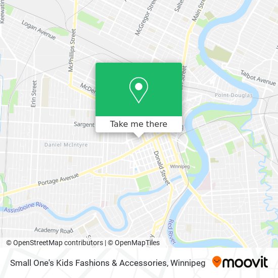 Small One's Kids Fashions & Accessories map