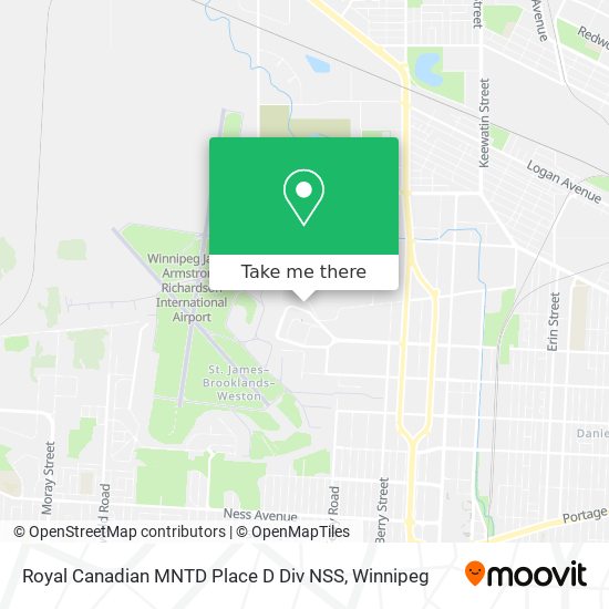 Royal Canadian MNTD Place D Div NSS map
