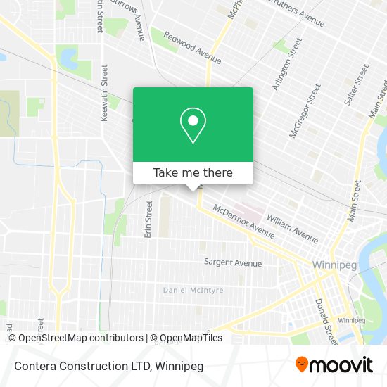 Contera Construction LTD map