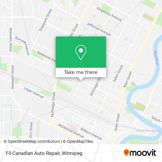 Fil-Canadian Auto Repair map