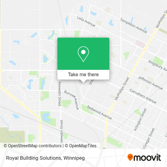 Royal Building Solutions map