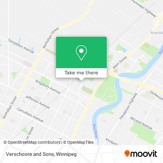 Verschoore and Sons map