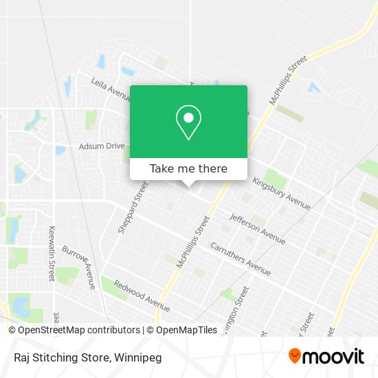 Raj Stitching Store map