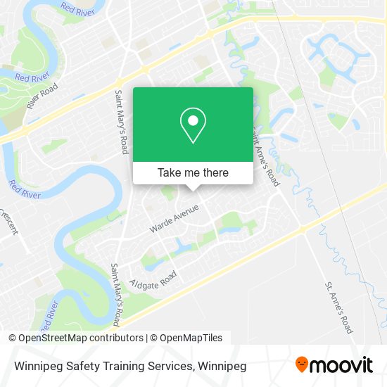 Winnipeg Safety Training Services map