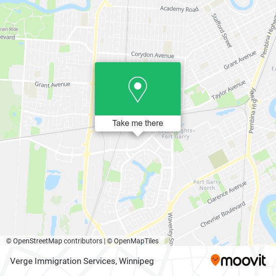 Verge Immigration Services map