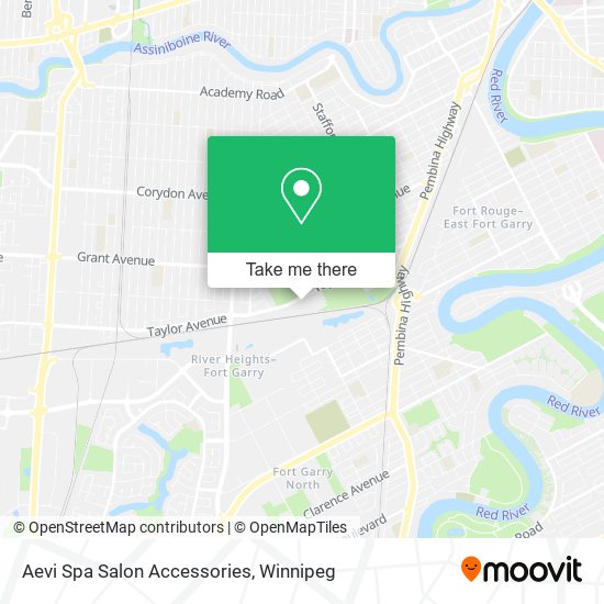 Aevi Spa Salon Accessories map