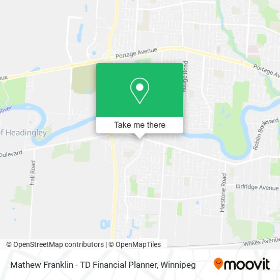 Mathew Franklin - TD Financial Planner map