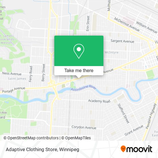 Adaptive Clothing Store map