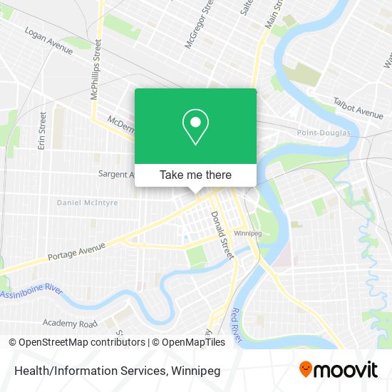 Health/Information Services map