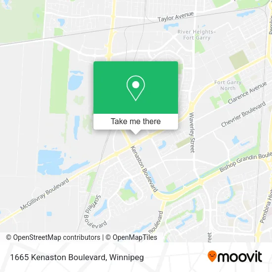 1665 Kenaston Boulevard map
