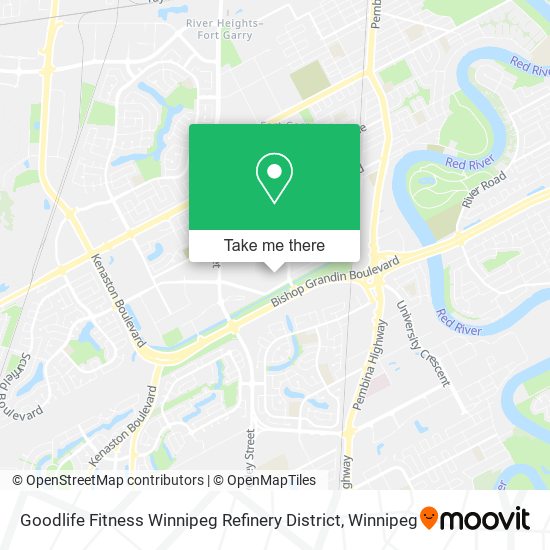 Goodlife Fitness Winnipeg Refinery District plan