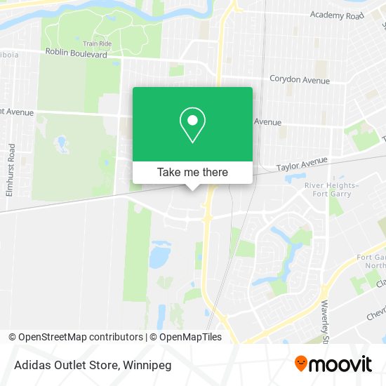 Adidas Outlet Store map