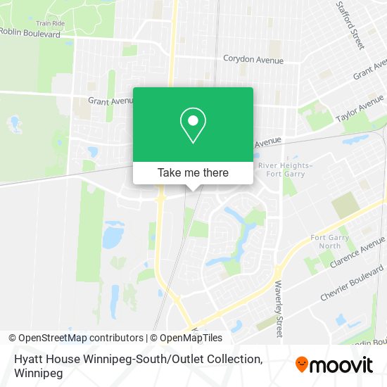 Hyatt House Winnipeg-South / Outlet Collection plan