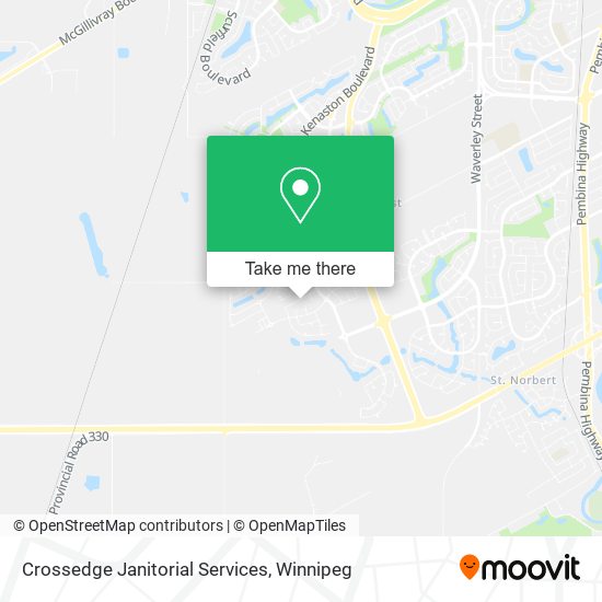 Crossedge Janitorial Services map