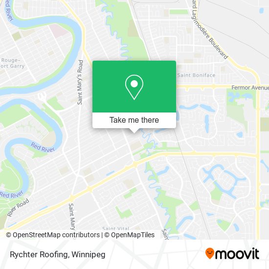 Rychter Roofing map