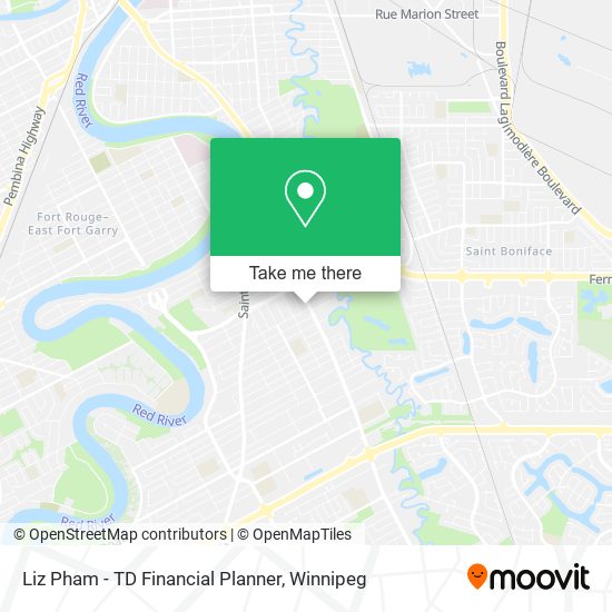 Liz Pham - TD Financial Planner map