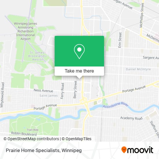 Prairie Home Specialists map