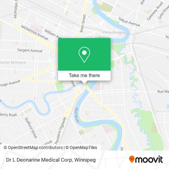 Dr L Deonarine Medical Corp map