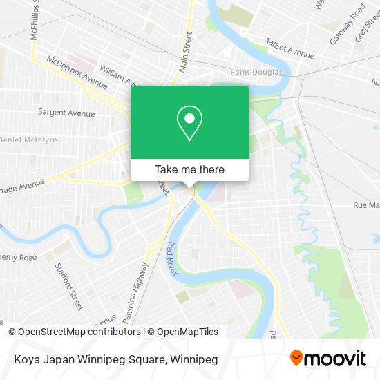 Koya Japan Winnipeg Square plan