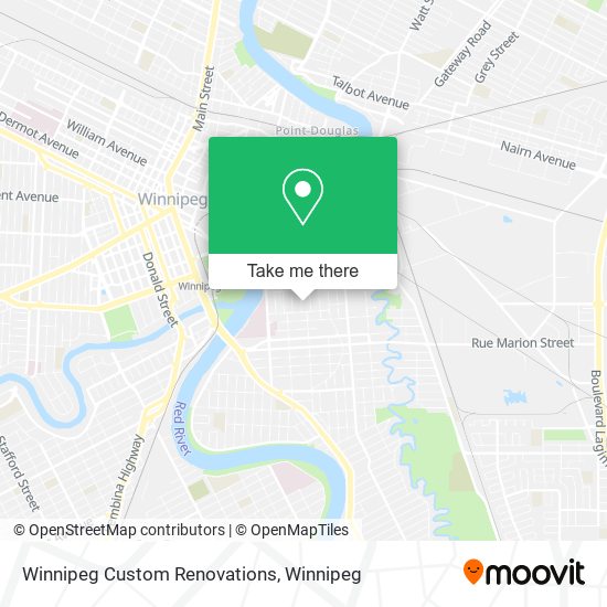 Winnipeg Custom Renovations map