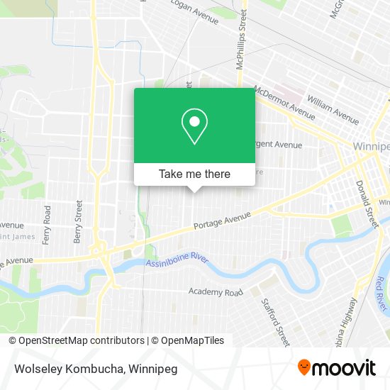 Wolseley Kombucha map