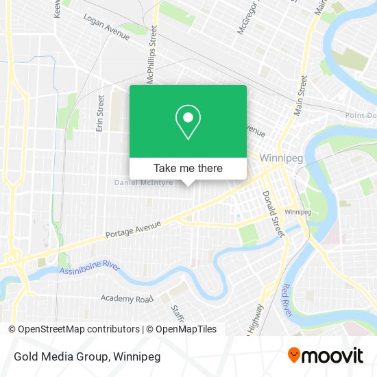 Gold Media Group map