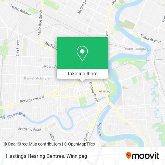 Hastings Hearing Centres map