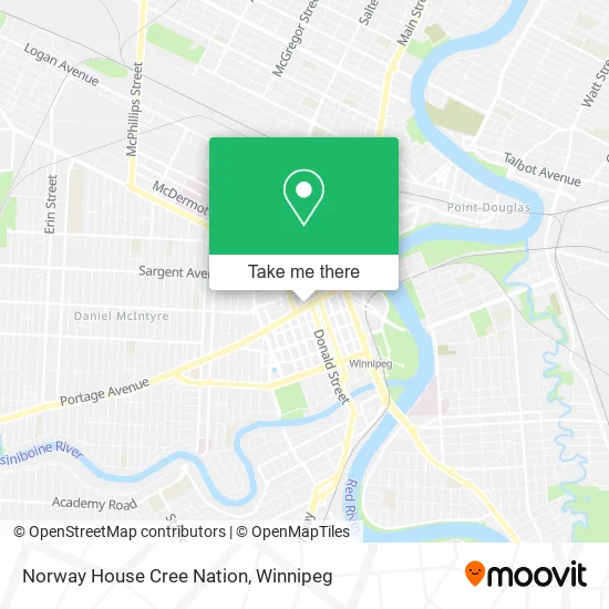 Norway House Cree Nation map