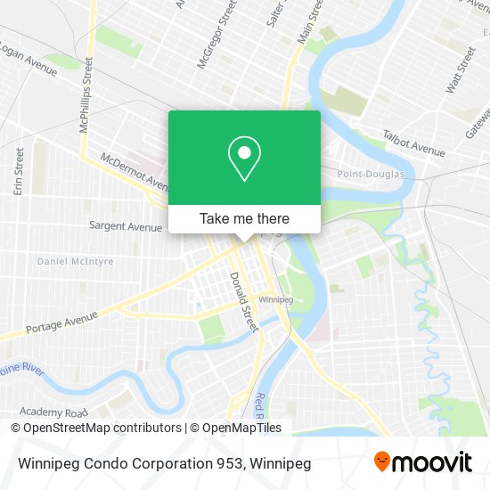 Winnipeg Condo Corporation 953 map