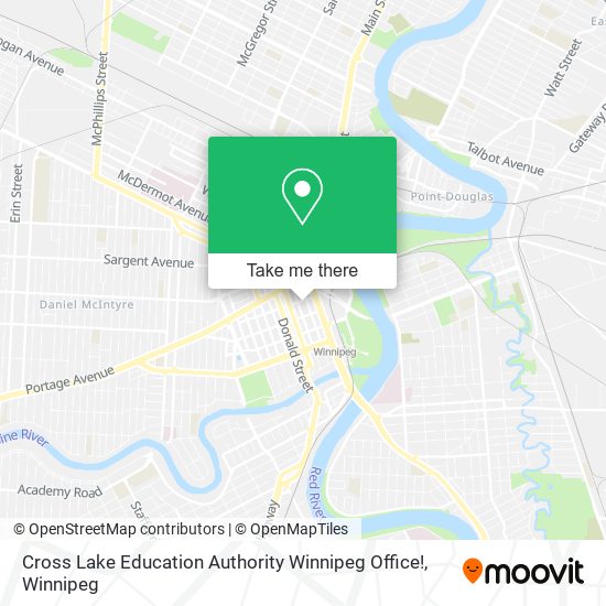 Cross Lake Education Authority Winnipeg Office! plan