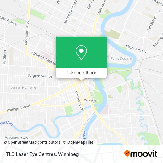 TLC Laser Eye Centres map