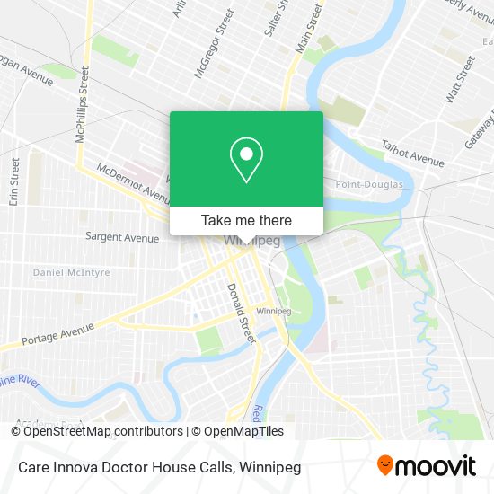 Care Innova Doctor House Calls map